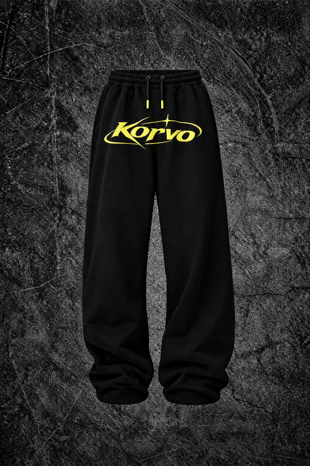 yellow korvo joggers