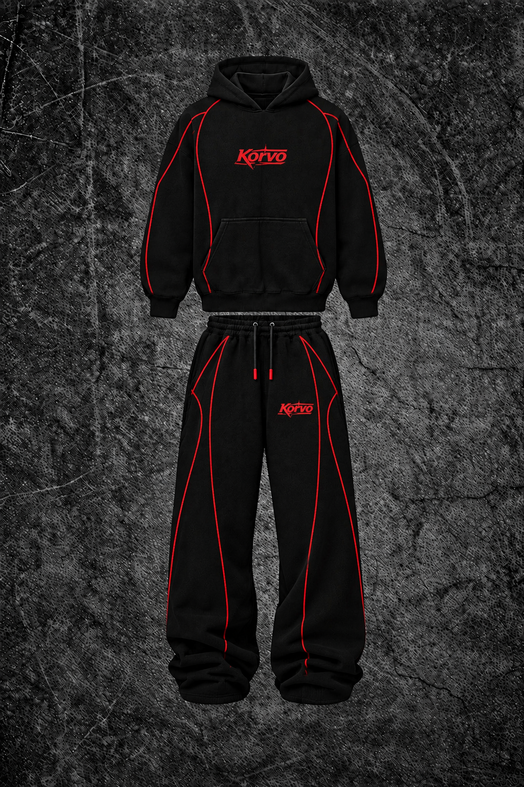 Red Korvo 2 Piece